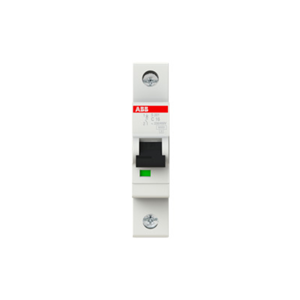 Disyuntor Miniatura ABB S201-C16 (16A, 1 Polo)