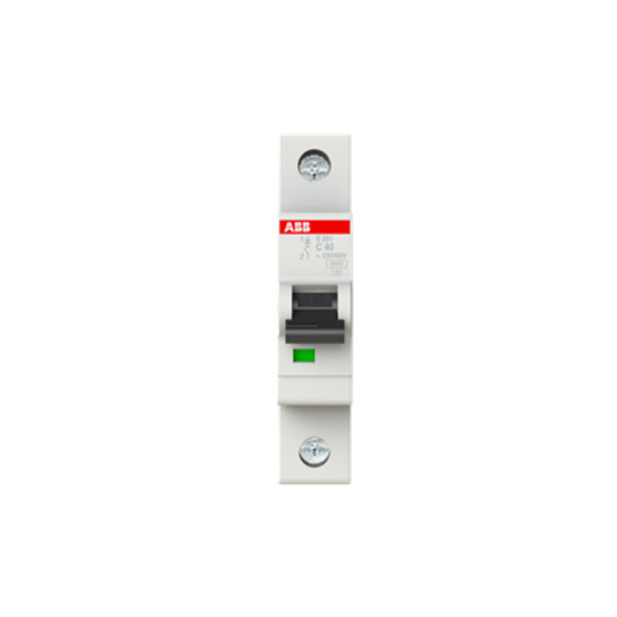 Disyuntor Miniatura ABB S201-C40 (40A, 1 Polo)
