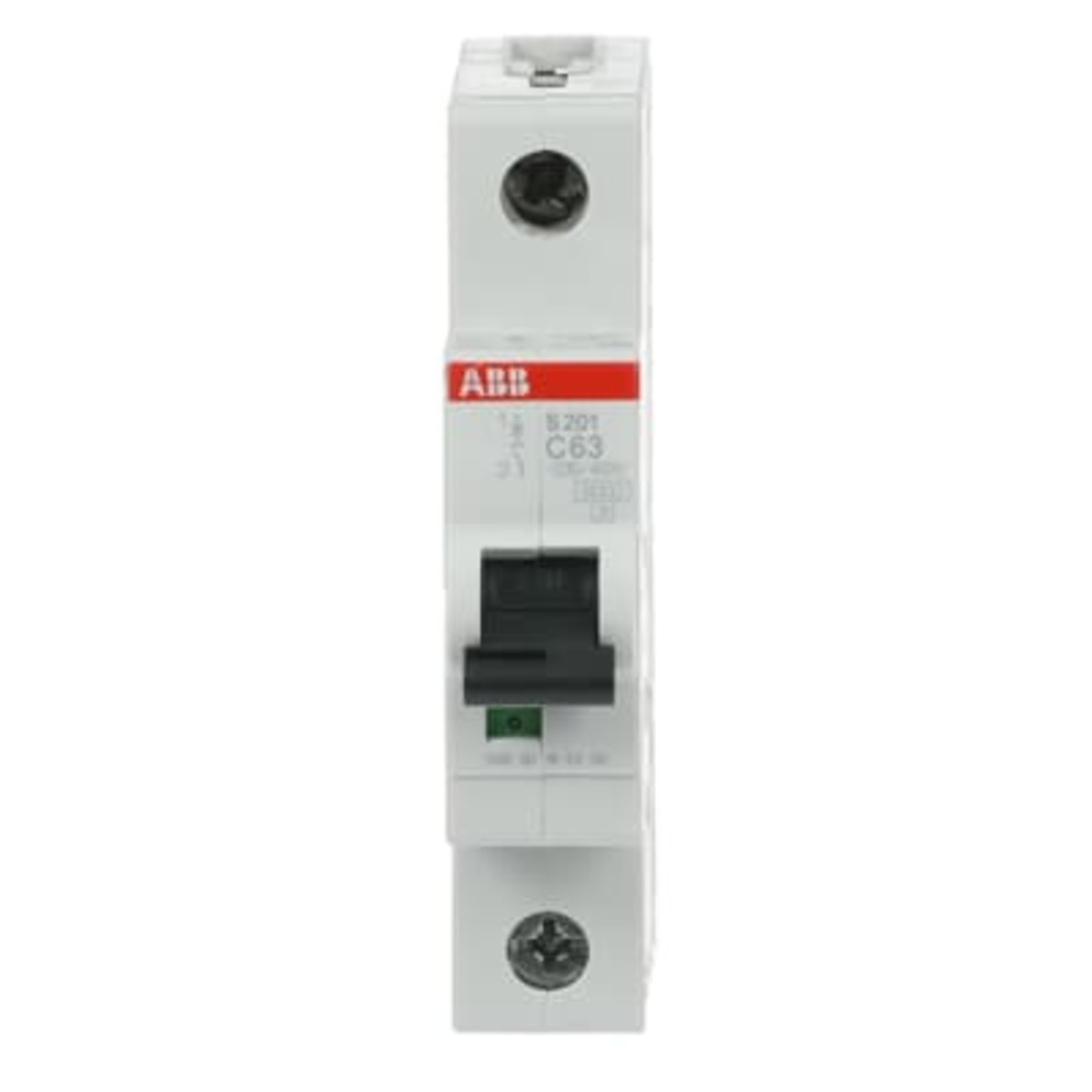 Disyuntor Miniatura ABB S201-C63 (63A, 1 Polo)