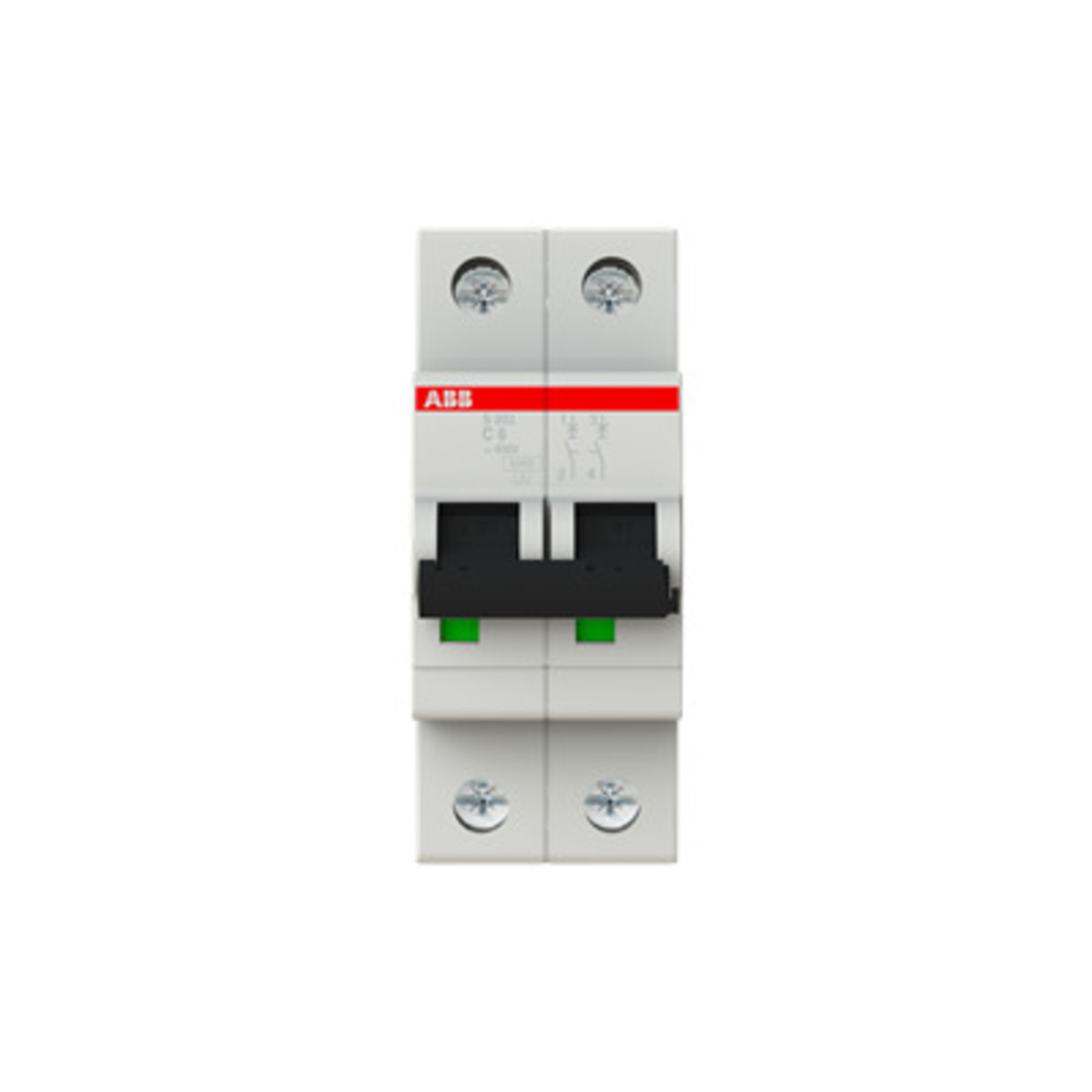 Disyuntor Miniatura ABB S202-C6 (6A, 2 Polos)