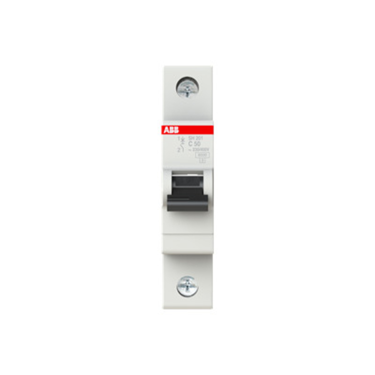 Disyuntor Miniatura ABB SH201-C50 (50A, 1 Polo)
