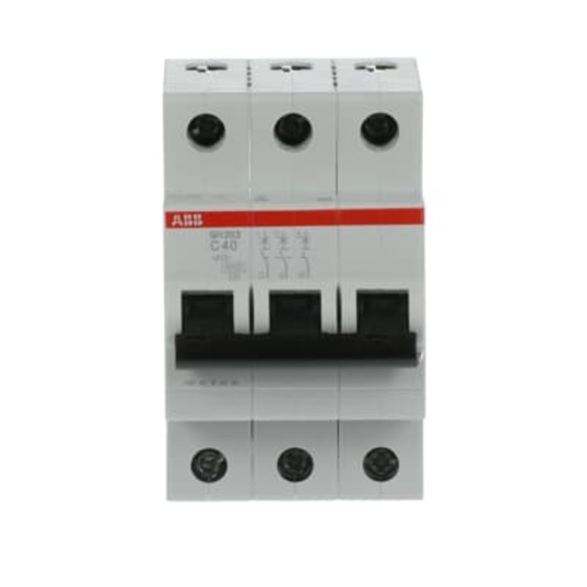 Disyuntor Miniatura ABB SH203-C40 (40A, 3 Polos)